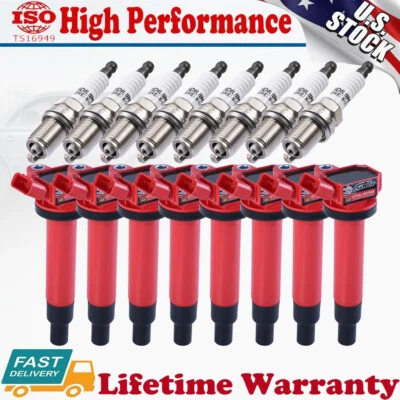 UF230 Ignition Coil +Spark Plug For 2003-2007 Lexus GS430 4.3L Lexus GX470 4.7L - Image 1 of 4