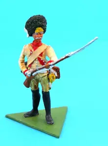 Statuetta di stagno soldato tiratore guerre napoleoniche battaglia Jena Auerstädt 1806-1991 - Foto 1 di 2