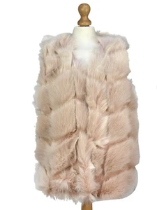 New Women Winter Faux Fur Gilets Vest Waistcoat Warm Soft Sleeveless Outwear - Picture 1 of 7