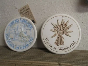 Pair of Heartland Studios Bread and Bun Warmer, 6.5" Round and 6 round - Picture 1 of 2