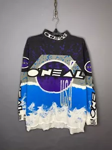 Vintage 1992 O'Neal USA all over print Motocross Long Sleeve Jersey - Picture 1 of 22