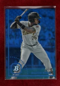 MALCOM NUNEZ 2022 BOWMAN HERITAGE CHROME PROSPECT BLUE REFRACTOR 33/99 PIRATES - Picture 1 of 1