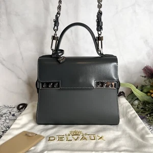 Delvaux Tempete small 2way Handbag *RankA* - Picture 1 of 15