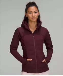 NWT Lululemon Down For It All Jacket Water resistant Cassis Size 12-LW4BY7S CSSI - Picture 1 of 13