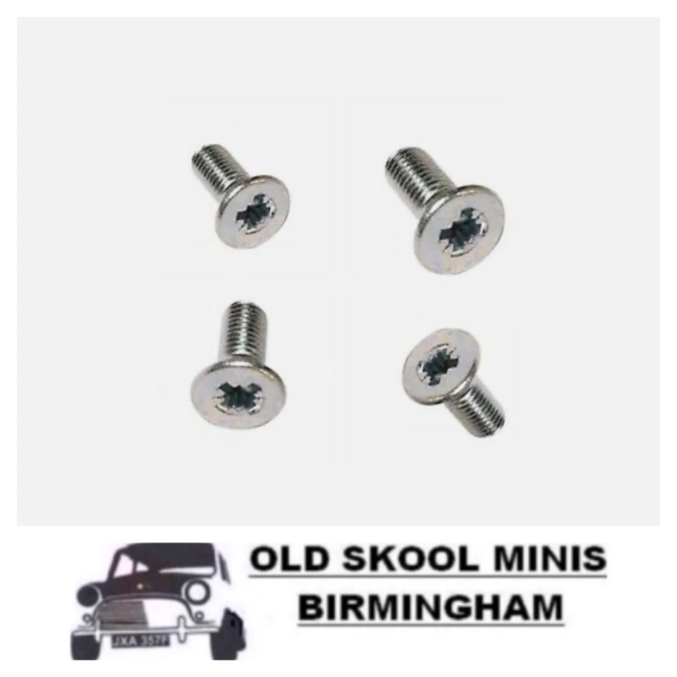 CLASSIC MINI BRAKE DRUM SCREW SET OF FOUR FRONT & REAR 1959-1984 CMZ407 AL11 - Image 1 of 1
