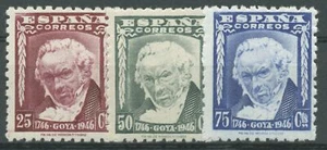 España 1946 Francisco de Goya 941/43 MNH. - Imagen 1 de 1