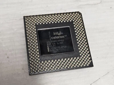 Intel Celeron 433MHz, SL3BS, Socket 370, 66MHz FSB, 128KB Cache, Mendocino Core - Image 1 of 2