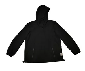 New Hugo Boss mens designer blue hooded hoodie raincoat jacket top Small £239 - Picture 1 of 12