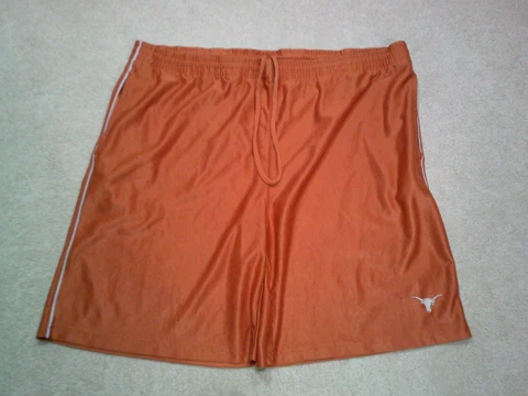 Vintage University Of Texas Longhorns Basketball Shorts Mens 2XL Orange Cover