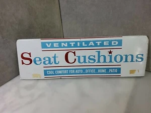 Vintage Tin Sign Ventilated Seat Cushions cool comfort for auto office home pati - Picture 1 of 8