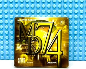MD DAISO MASTER SERIES YELLOW MD 74 BLANK MINI DISC (1) (SEALED) - Picture 1 of 3