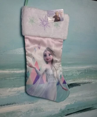 Disney Frozen Christmas Stocking Elsa Holiday Decoration - Image 1 of 4