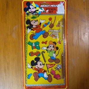Vintage Mickey Mouse Stencil Set By Ja Ru. (AA) - Picture 1 of 3