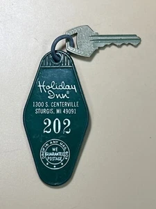 Holiday Inn Hotel Motel Zimmer Schlüsselanhänger & Schlüssel Sturgis Michigan #202 - Bild 1 von 2
