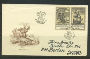 Czechoslovakia 1976 SG 2292-3 Ships FDC - Picture 1 of 1
