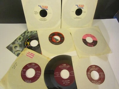 45 RPM LOT OF 8 JERRY WALLACE   SHUTTERS & BOARDS + M. RAINWATER  1959-65  SB28 - Image 1 of 2