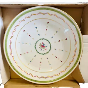 HAVILAND Limoges Vieux Paris Vert 12.6 in large plate Made in France Rare Unused - Picture 1 of 5