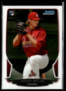 2013 Bowman Chrome #116 Shelby Miller RC Cardinals Rookie - Picture 1 of 2