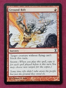 Magic The Gathering TIME SPIRAL GROUND RIFT red card MTG - Picture 1 of 2