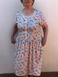 Drop Waist Dresses FLORAL Design - Foto 1 di 1