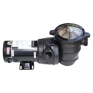 Swimline Hydro Flo 1.0 HP 5280 GPH 2 Speed Horizontal Discharge Pump (Used) - Picture 1 of 11