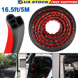For BMW 5M L-Shape Car Door Seal Strip Hood Trunk Edge Rubber Weatherstrip US - Bild 1 von 8