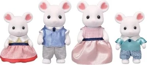Sylvanian Families FS-33 Marshmallow Mouse Family Doll EPOC Calico Critters - Picture 1 of 3