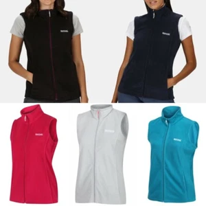 Ladies Regatta Gilet Fleece Full Zip Bodywarmer Lightweight Sleeveless Vest 358 - Picture 1 of 9