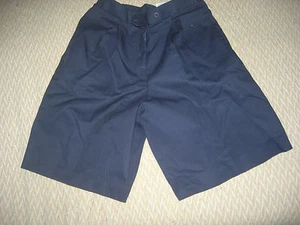 UTY Women's Pleated Uniform Dark Blue Shorts Size XSmall - Picture 1 of 2
