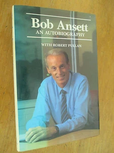 BOB ANSETT AN AUTOBIOGRAPHY with ROBERT PULLAN SIGNED COPY HCDJ 1st Ed Budget - Picture 1 of 2