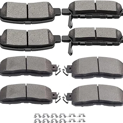 Pastillas de freno de disco delanteras y traseras de cerámica para Nissan Altima 2013 2014 2015 2016-2018 Foto 1 de 4