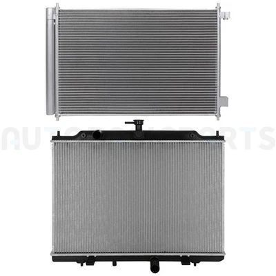 Aluminum Radiator & AC Condenser Cooling Kit For 2013-2016 2017 Nissan NV200 Foto 1 de 4