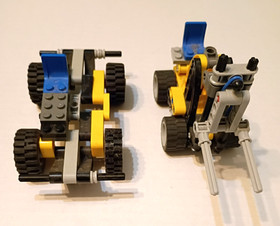 LEGO Technic Forklift Set Parts Plus other Machine Parts Plus 8270 Instructions