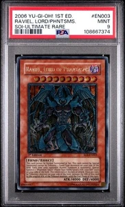 PSA 9 Raviel, Lord Of Phantasms SOI-EN003 Ultimate Rare 1st Edition Yugioh Card - Picture 1 of 2
