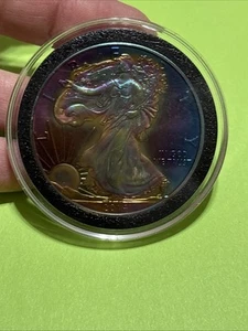 2014 1 Oz Silver American Eagle Dollar w/beautiful Toning. - Picture 1 of 4