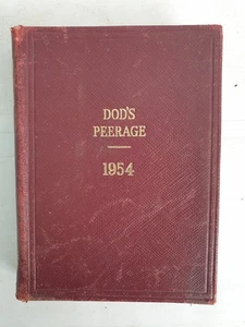 DOD's PEERAGE (1954) One Hundred & Twelfth Year, publisher Business Dictionaries - Picture 1 of 16