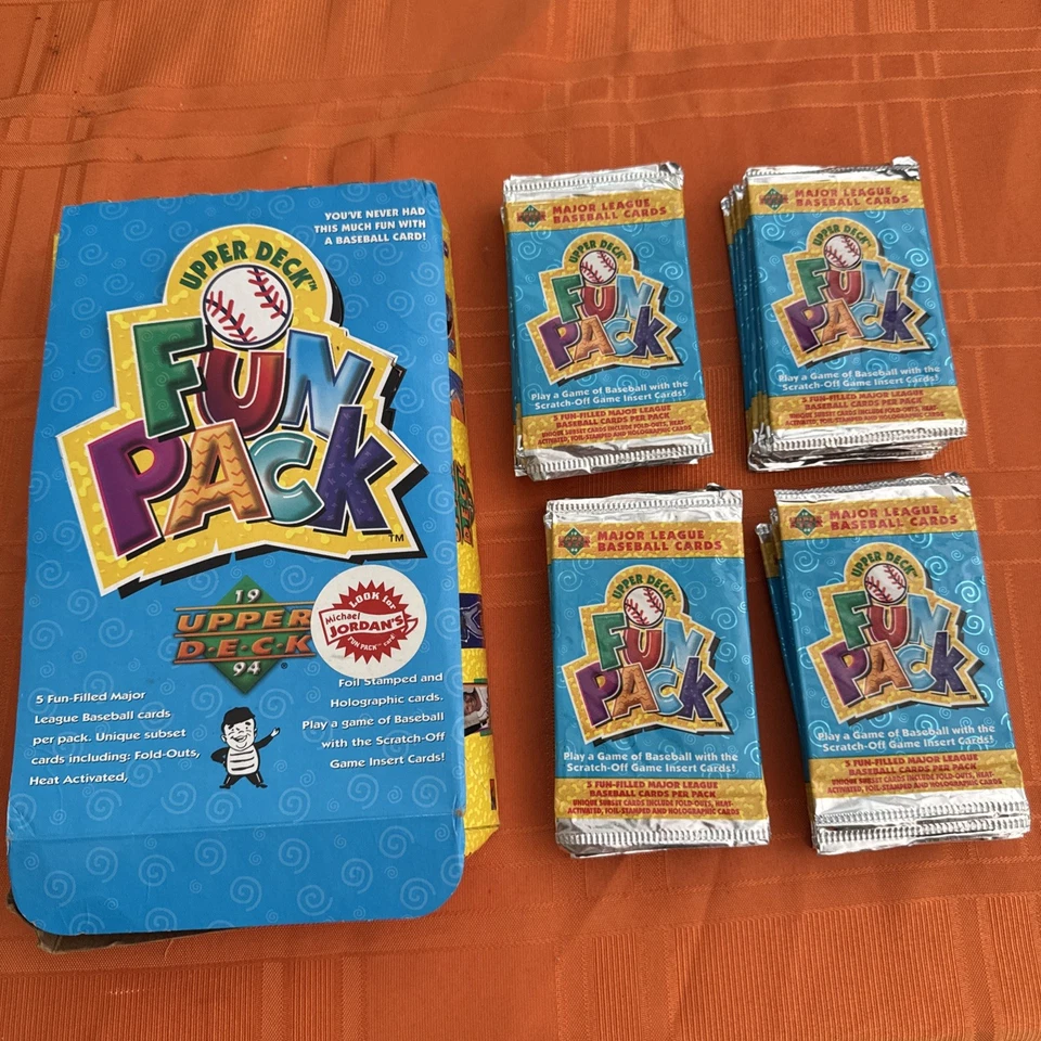 1994 Upper Deck Fun Pack Factory Sealed Packs and..  Possible Michael Jordan RC - Image 1 of 1