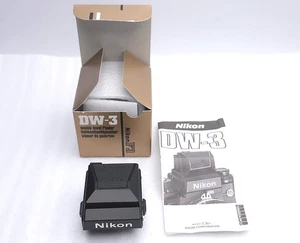 [Almost Unused] Nikon DW-3 Waist Level View Finder for F3 F3HP F3/T From JAPAN - Picture 1 of 13