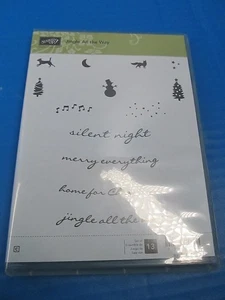 Stampin' Up!  Jingle All the Way Clear Mount 13 Stamp Set Christmas - Picture 1 of 3
