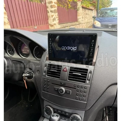 8" For 2006-2011 Mercedes Benz W204 C-Class CarPlay Android 13 GPS Wifi Player Foto 1 de 4