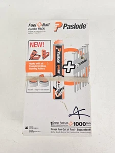 Paslode Rahmennägel & Kraftstoffpaket 2-3/8"x 0,113 Ringschaft Brite 1000 30° 650523 - Bild 1 von 5