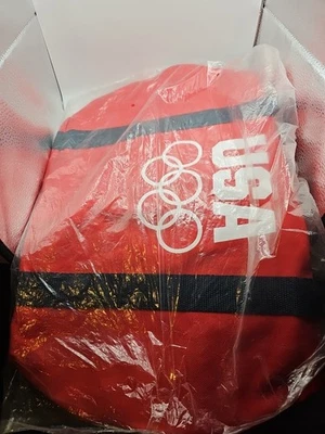 Vintage Team USA Olympics Duffel Bag Red Open Bag Unused - Image 1 of 4