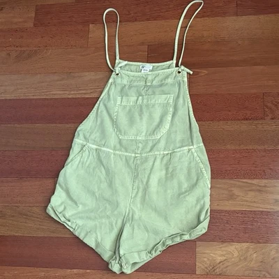 De Colección Billabong Pantalones Cortos Mameluco Para Mujer S Verde Salvia Búsqueda Salvaje Corbata Correa Playa Y2K Foto 1 de 4