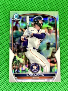 Refractor Bowman Chrome Jacob Melton 2023/499 #BCP-196 Houston Astros - Imagen 1 de 2