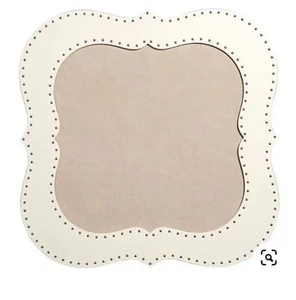 Pottery Barn Teen Kids cremeweiß neutral Nagelkopf Pinnwand weiß 30" x 30" - Bild 1 von 8