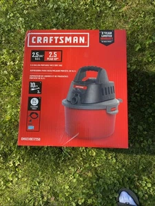 Craftsman 2,5 GAL kabelgebundener Nass-/Trockensauger 3 Ampere 120 V 1,75 PS CMXEVBE17250 - Bild 1 von 10