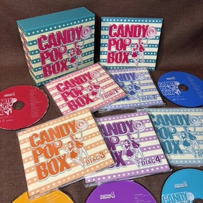 Candy Pop Box JAPAN 5-CD BOX DYCS1155 w/ BOOKLET Arabesque Newton Family Boney M Foto 1 de 4