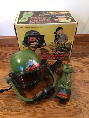 1964 Johnny Seven Microhelmet Phone Set In Box Topper Toys Helmet - Image 1 of 4