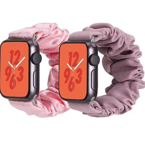 Apple Watch Band - Purple Shimmer Scrunchie Strech 42/44/45/49 mm - Picture 1 of 7