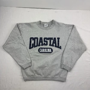 Sudadera De Colección Coastal Carolina Adulto Gris Medio Deportes Universitarios Spellout  - Imagen 1 de 11